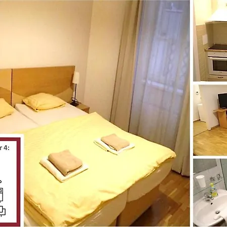 Lägenhetshotell Zahrebska Prag